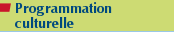 Programmation culturelle