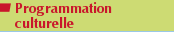 Programmation culturelle