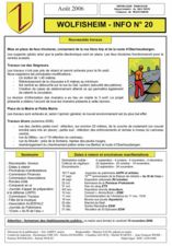 Wolfi Info n 20 WOLFISHEIM BAS RHIN