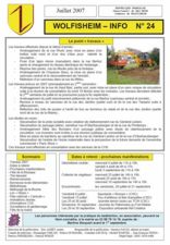 Wolfi Info n 24 WOLFISHEIM BAS RHIN