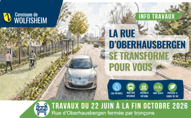 TRAVAUX RUE D'OBERHAUSBERGEN