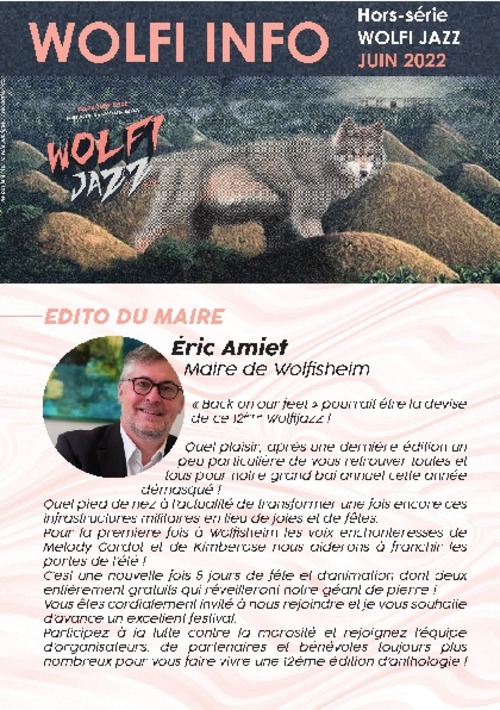 WOLFI INFO HORS SERIE WOLFI JAZZ #12