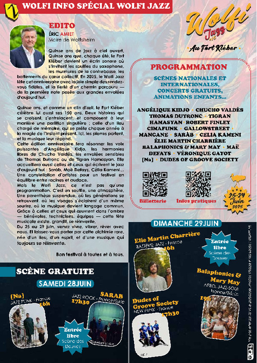 WOLFI INFO SPECIAL WOLFI JAZZ 2025