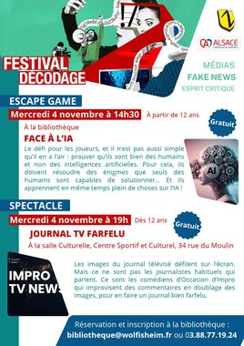 Spectacle d'Impro' : Journal TV Farfelu - Dans le cadre du festival Décodage